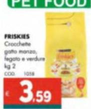 Offerta per Purina - Friskies Crocchette Gato Manzo, Fegato E Verdure a 3,59€ in Altasfera
