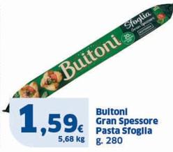 Offerta per Buitoni - Gran Spessore Pasta Sfoglia a 1,59€ in Sigma
