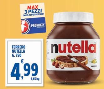 Offerta per Ferrero - Nutella a 4,99€ in Sigma