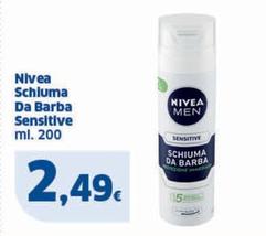 Offerta per Nivea - Schiuma Da Barba Sensitive a 2,49€ in Sigma