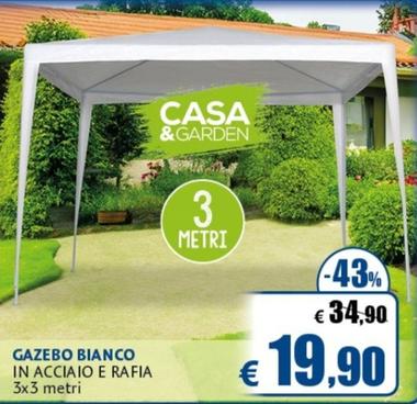 Offerta per Gazebo Bianco a 19,9€ in Casa & Co