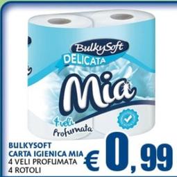Offerta per Bulkysoft - Carta Igienica Mia a 0,99€ in Casa & Co