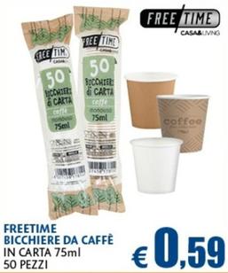 Offerta per Freetime - Bicchiere Da Caffè a 0,59€ in Casa & Co