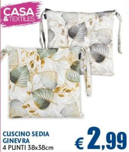 Offerta per Cuscino Sedia Ginevra a 2,99€ in Casa & Co