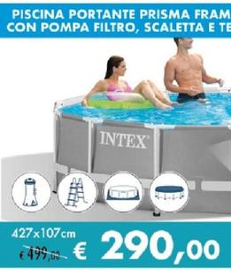 Offerta per Intex - Piscina Portante Prisma Frame Con Pompa Filtro, Scaletta E Teli a 290€ in Casa & Co