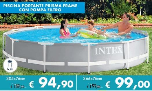 Offerta per Intex - Piscina Portante Prisma Frame Con Pompa Filtro a 94€ in Casa & Co