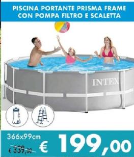 Offerta per Intex - Piscina Portante Prisma Frame Con Pompa Filtro E Scaletta a 199€ in Casa & Co