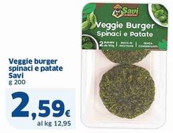 Offerta per Savi - Veggie Burger Spinaci E Patate  a 2,59€ in Sigma