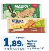 Offerta per Misura - Crackers a 1,89€ in Sigma