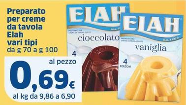 Offerta per Elah - Preparato Per Creme Da Tavola a 0,69€ in Sigma