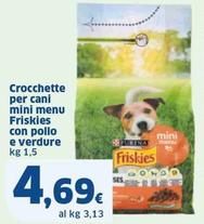 Offerta per Purina - Rocchette Per Cani Mini Menu Friskies Con Pollo E Verdure a 4,69€ in Sigma