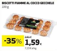 Offerta per Biscotti Fiamme Al Cocco Gecchele a 1,59€ in Ipercoop