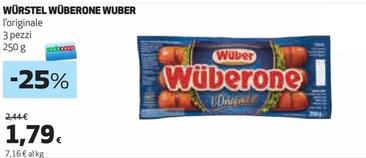 Offerta per Wuber - Würstel Wüberone a 1,79€ in Coop