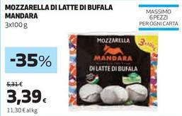 Offerta per Mandara - Mozzarella Di Latte Di Bufala a 3,39€ in Coop
