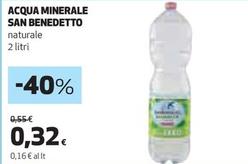 Offerta per San Benedetto - Acqua Minerale a 0,32€ in Coop