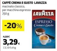 Offerta per Lavazza - Caffè Crema E Gusto a 3,29€ in Coop