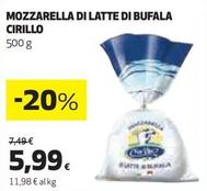 Offerta per Cirillo - Mozzarella Di Latte Di Bufala a 5,99€ in Coop