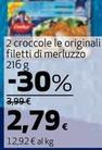 Offerta per Findus - 2 Croccole Le Originali Filetti Di Merluzzo a 2,79€ in Coop