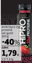 Offerta per Hipro - Drink Proteine Vari Gusti a 1,79€ in Coop