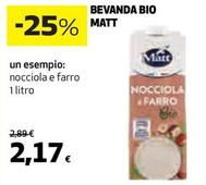 Offerta per Matt - Bevanda Bio a 2,17€ in Coop