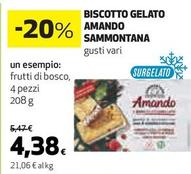 Offerta per Sammontana - Biscotto Gelato Amando a 4,38€ in Coop