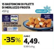 Offerta per Frosta - 15 Bastoncini Di Filetti Di Merluzzo a 4,49€ in Coop