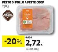 Offerta per Coop - Petto Di Pollo A Fette a 2,72€ in Coop