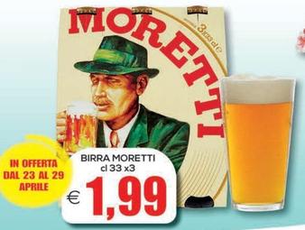 Offerta per Moretti - Birra a 1,99€ in SuperOne