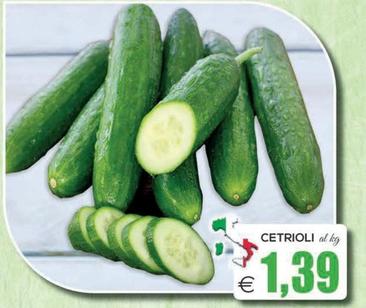 Offerta per Cetrioli a 1,39€ in SuperOne