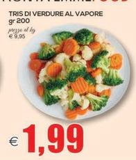Offerta per Tris Di Verdure Al Vapore a 1,99€ in SuperOne