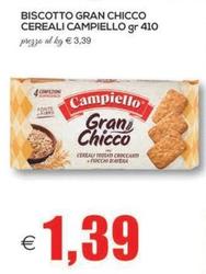 Offerta per Campiello - Biscotto Gran Chicco Cereali a 1,39€ in SuperOne