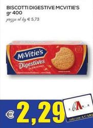 Offerta per Mcvitie's - Biscotti Digestive a 2,29€ in SuperOne