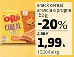 Offerta per Oro Saiwa - Snack Cereal Arancia O Prugna a 1,99€ in Coop