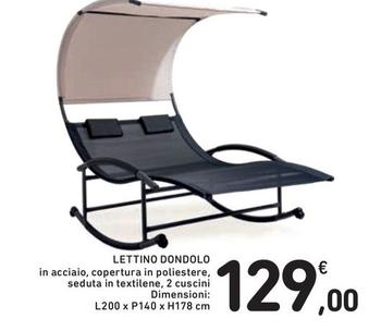 Offerta per Lettino Dondolo a 129€ in Conad Superstore