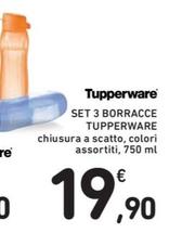 Offerta per Tupperware - Set 3 Borracce a 19,9€ in Conad Superstore