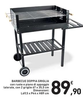 Offerta per Barbecue Doppia Griglia a 89,9€ in Spazio Conad