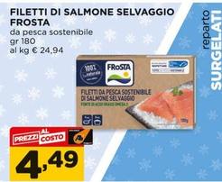 Offerta per Frosta - Filetti Di Salmone Selvaggio a 4,49€ in Alì e Alìper