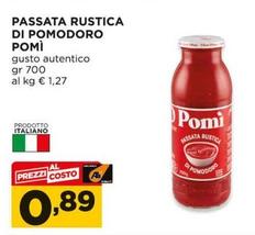 Offerta per Pomì - Passata Rustica Di Pomodoro a 0,89€ in Alì e Alìper