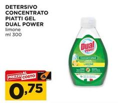 Offerta per Dual Power - Detersivo Concentrato Piatti Gel  a 0,75€ in Alì e Alìper