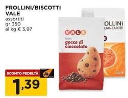 Offerta per Vale - Frollini/Biscotti a 1,39€ in Alì e Alìper