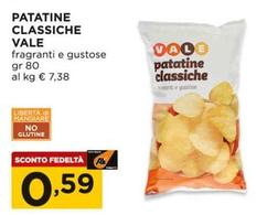 Offerta per Vale - Patatine Classiche a 0,59€ in Alì e Alìper
