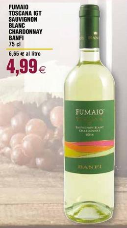 Offerta per Banfi - Fumaio Toscana IGT Sauvignon Blanc Chardonnay a 4,99€ in Coop