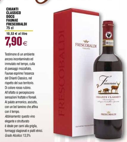 Offerta per Frescobaldi - Chianti Classico DOCG Faunae a 7,9€ in Coop