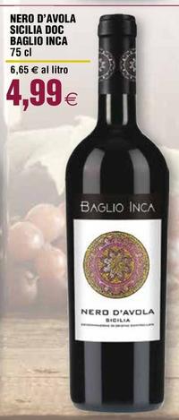 Offerta per Baglio Inca - Nero D'Avola Sicilia DOC a 4,99€ in Coop