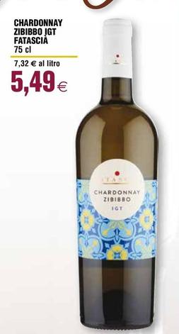 Offerta per Fatascia - Chardonnay Zibibbo IGT a 5,49€ in Ipercoop