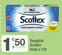 Offerta per Scottex - Tovaglioli a 1,5€ in Crai