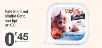 Offerta per Paté Sterilized Miglior Gatto a 0,45€ in Crai