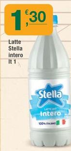 Offerta per Stella - Latte Intero a 1,3€ in Crai