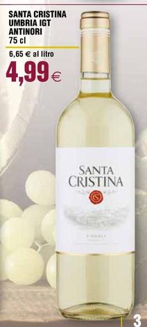 Offerta per Antinori - Santa Cristina Umbria IGT a 4,99€ in Coop