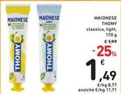 Offerta per Thomy - Maionese a 1,49€ in Spazio Conad